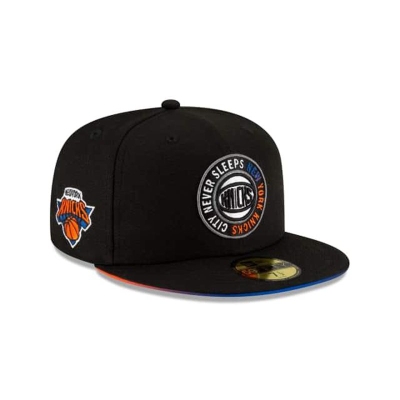 Sapca New Era New York Knicks NBA City Edition 59FIFTY Fitted - Albastri